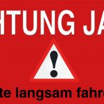 Banner “Achtung Jagd” 1